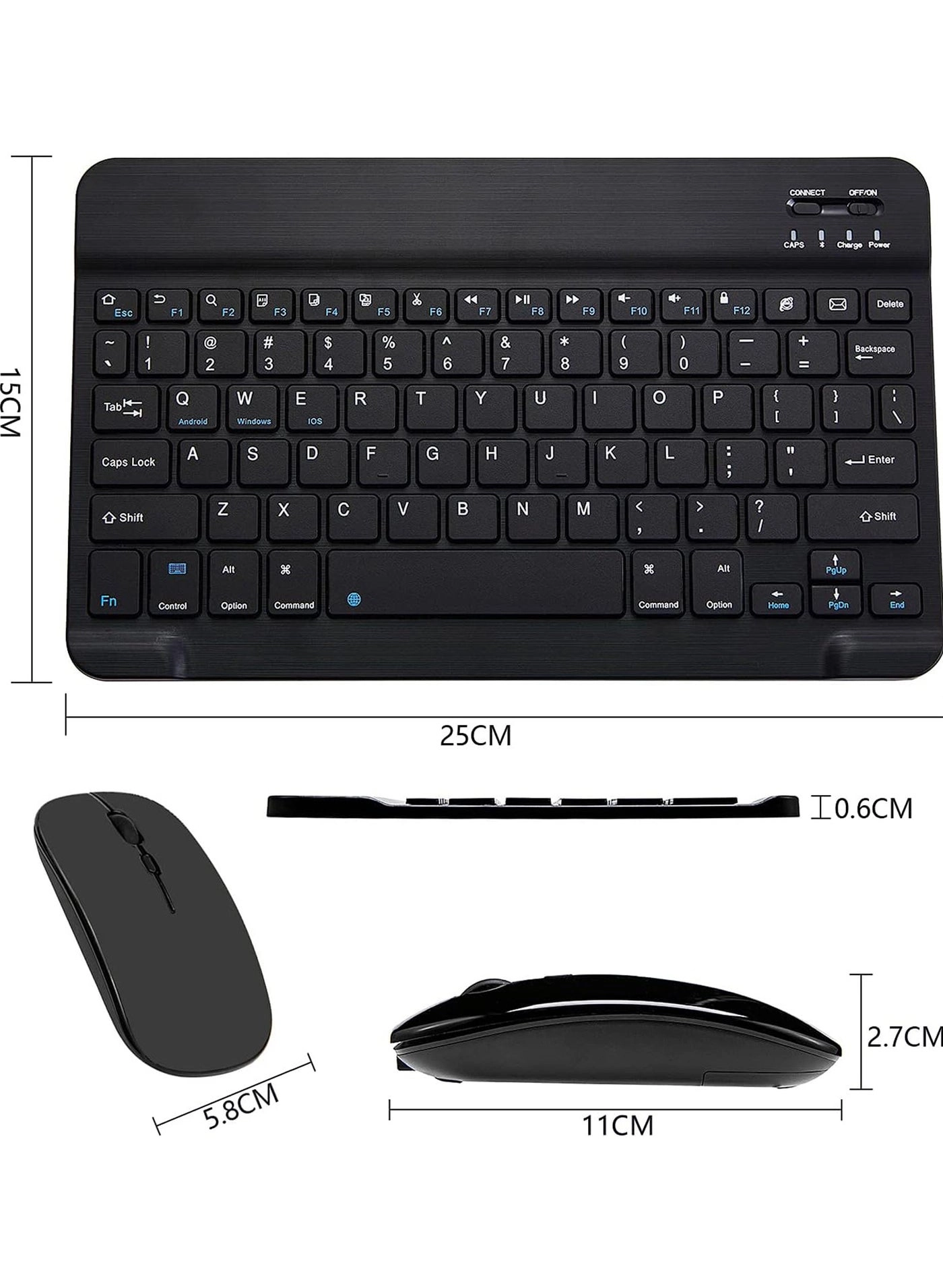 Bluetooth Keyboard and Mouse Combo