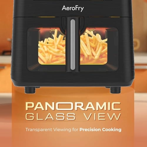 Panoramic Glass View Digital Air Fryer