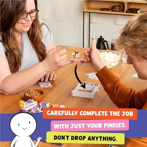 Giants Moving Tiny Furniture - Party Game