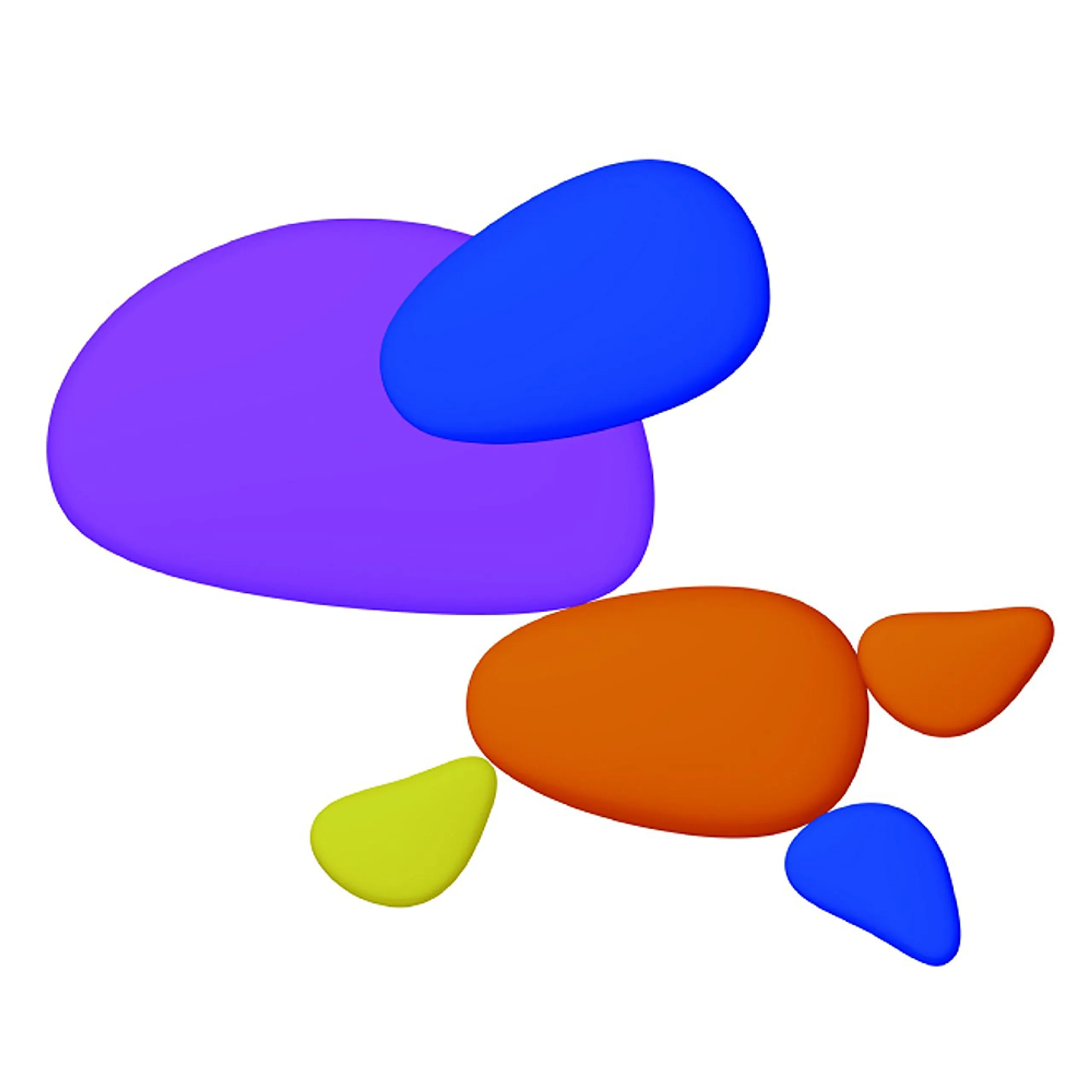 Rainbow Pebbles - Suitable for 3-99 years 36 piece(s)