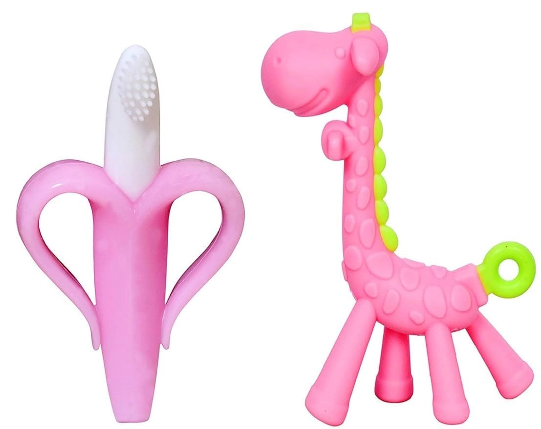 Giraffe Teether - Silicone