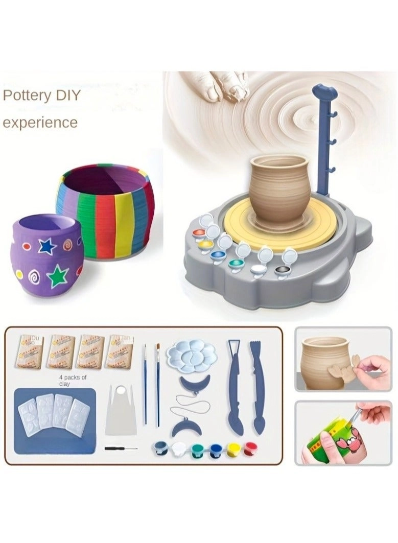 Generic Pottery Wheel - Set For Kids With Clay
