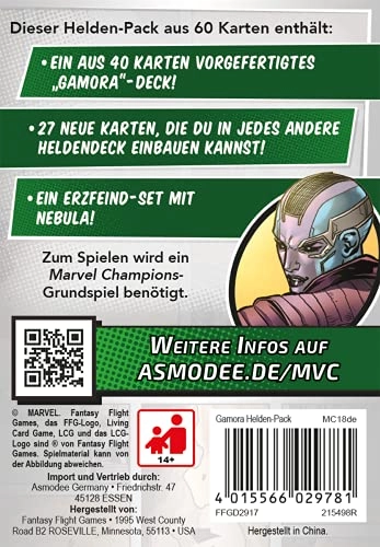 Marvel Champions: LCG - Gamora - Card Game (German)