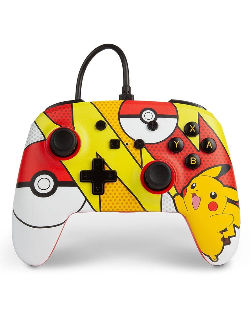 Nintendo Switch Enhanced Wired Controller Pikachu Moods