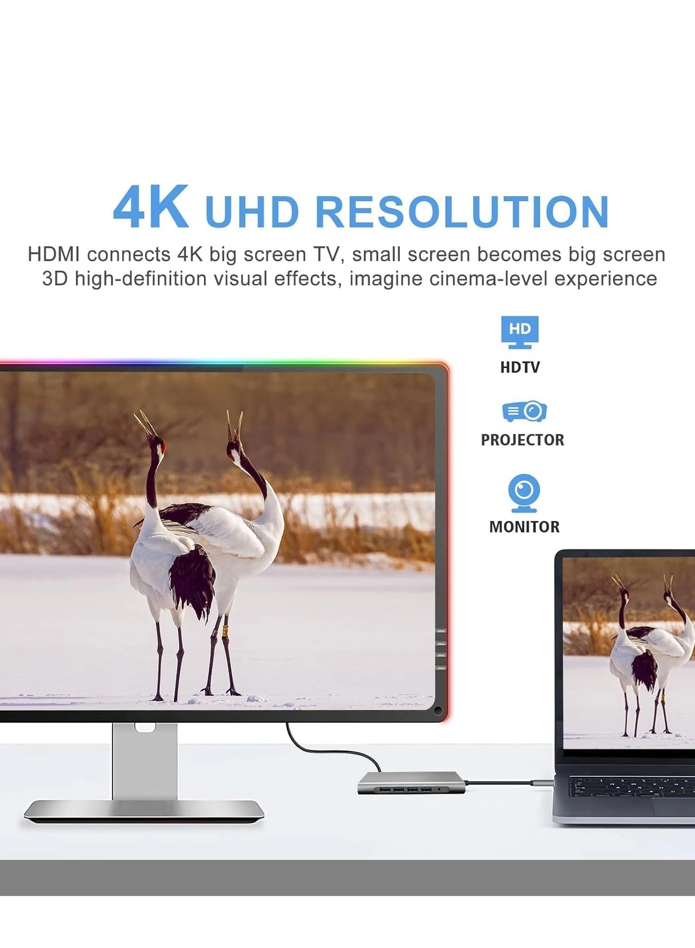 12-in-1 USB C Hub Docking Station