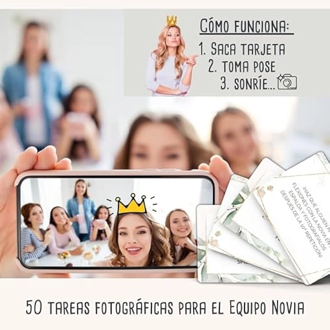 Bachelorette Party Photo Game - Spanish 18 years and up