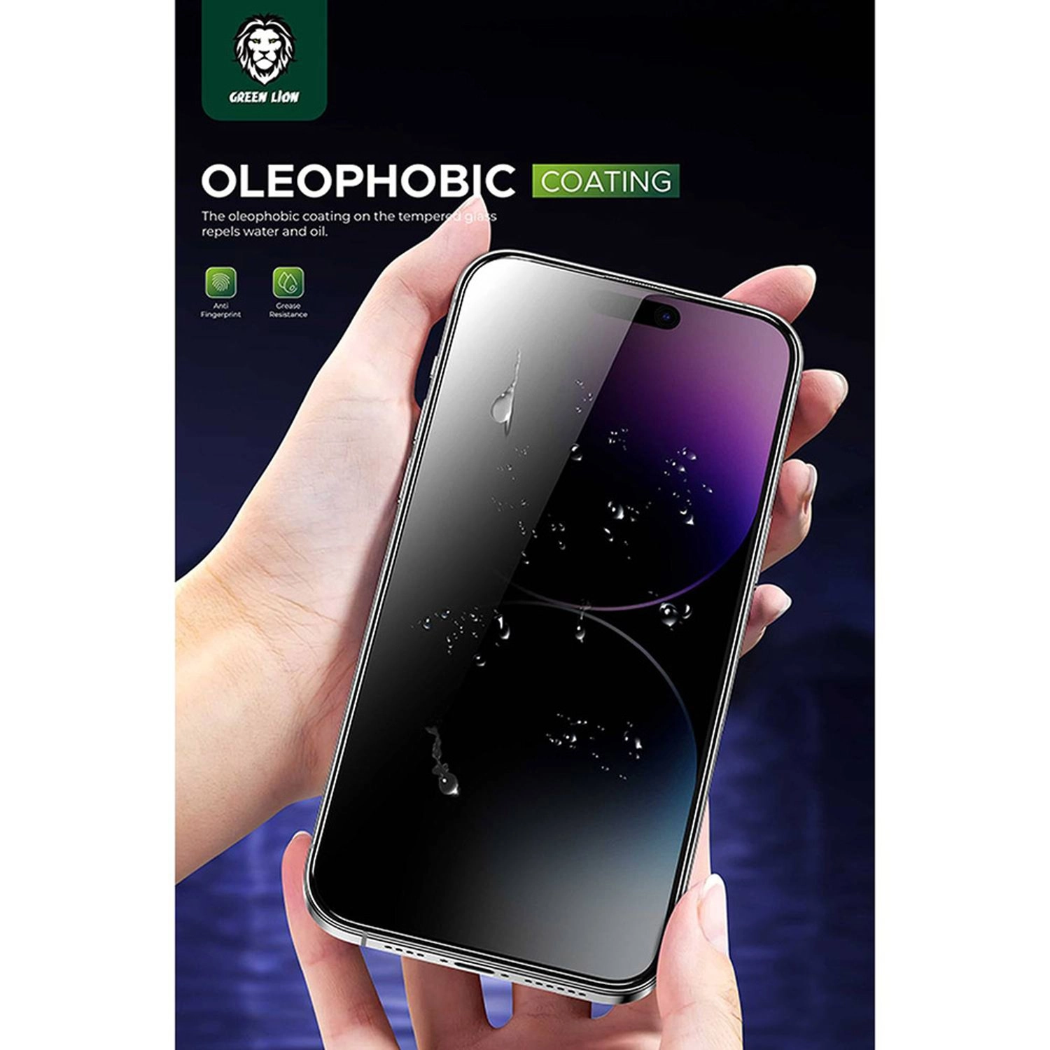 9H Steve Privacy Screen Protector - iPhone 15 Pro Max