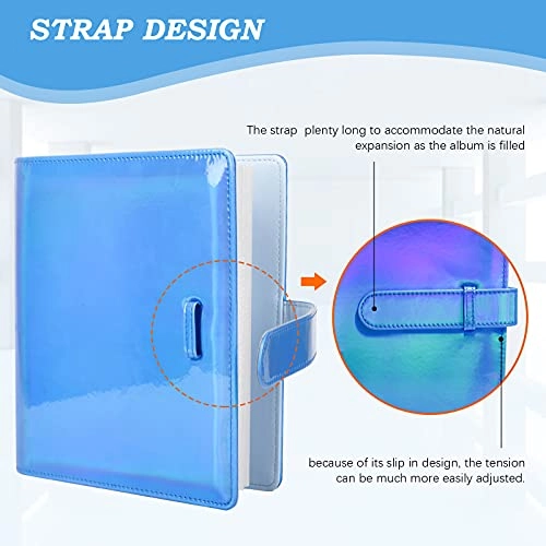 2x3" 256 Pockets Faux Leather Photo Album