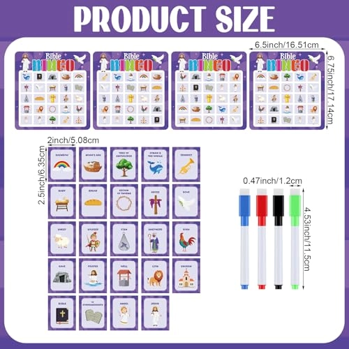 Bible Bingo - 52 Pcs