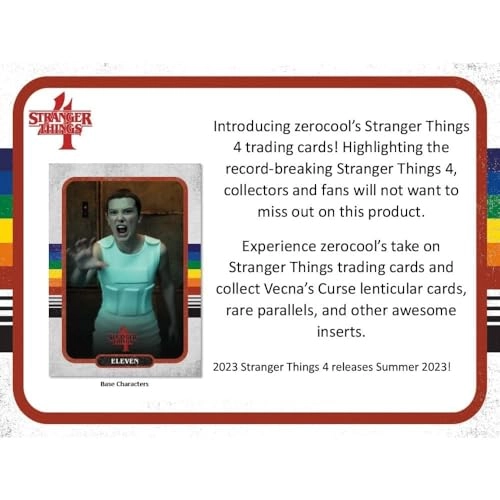 Stranger Things Season 4 Value Box - 7 packs 6 cards