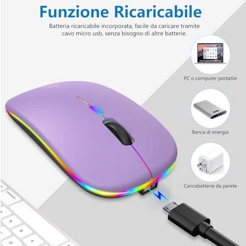 Rechargeable Wireless Mouse - Bluetooth