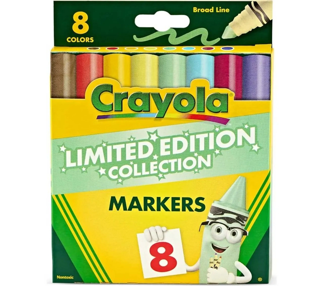 Broad Line Markers - Multi Colour conical tip