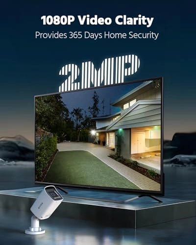 2MP Two-Way Audio Security Camera System - 8pcs 8 channels