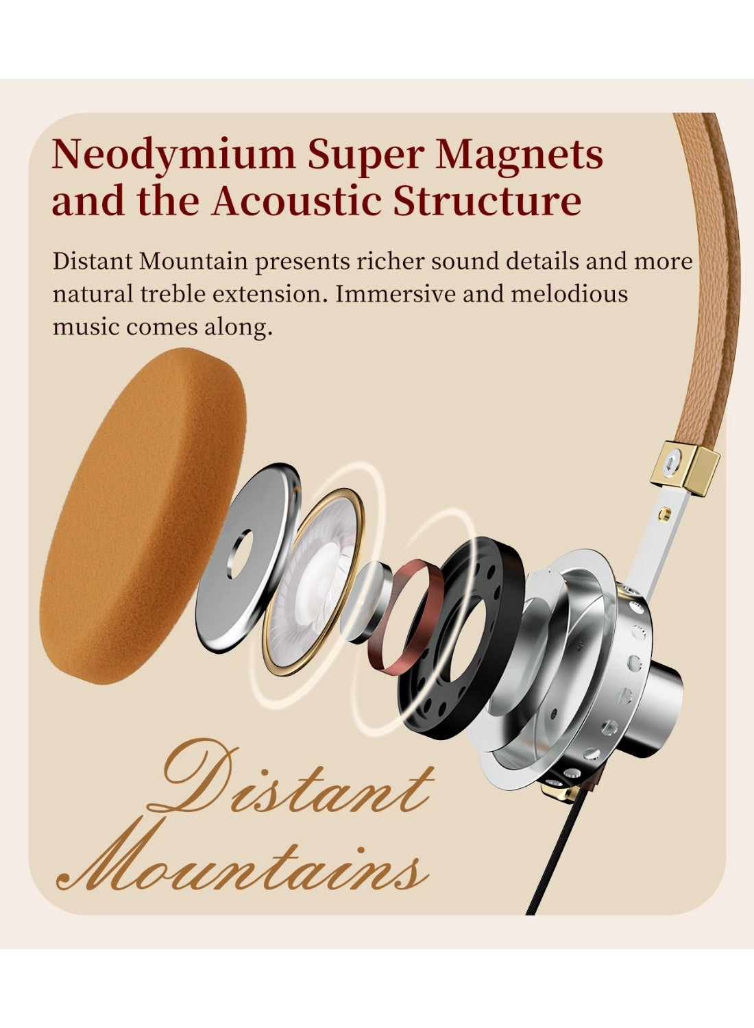 Distant Mountain Wired Headphone