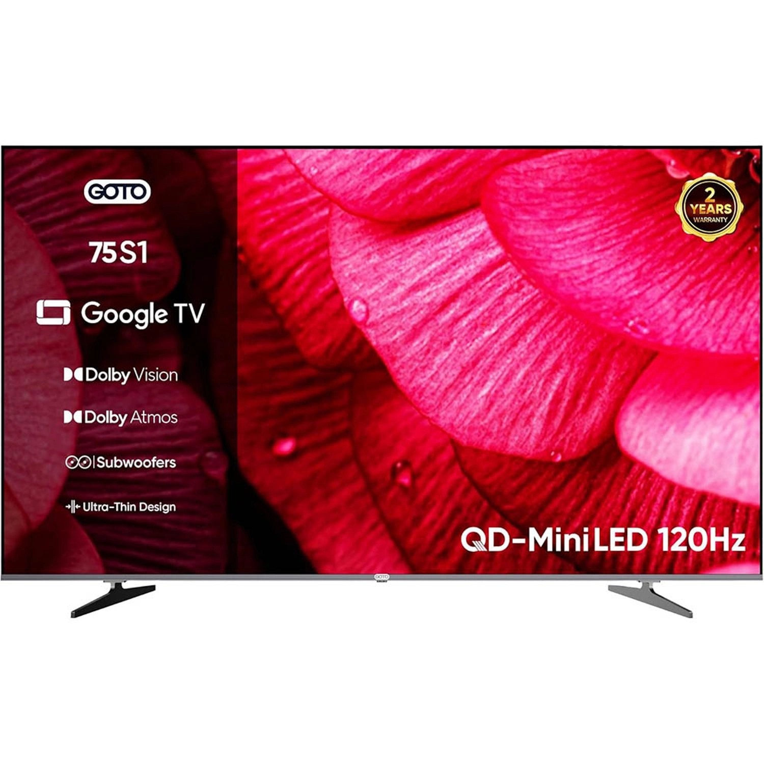 GOTO Software G75GQMU1SD120 - 75 Inches