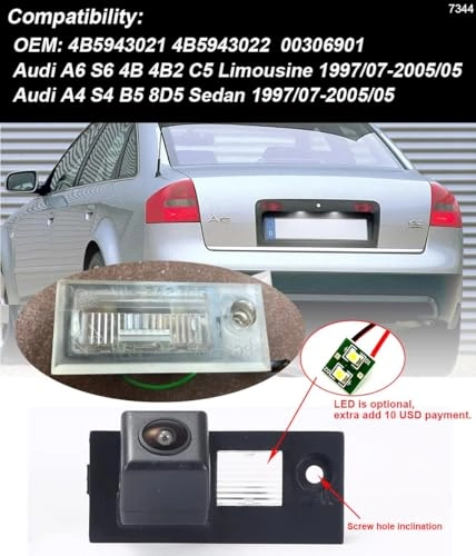 CCD car rear view camera - Night vision wireless 628 x 586