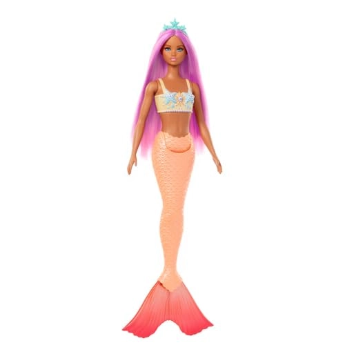 Barbie Mermaid - Fantasy Hair Soft Orange Tail Ages 3+