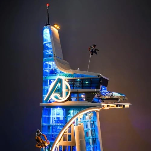 Light kit for LEGO 76269 Marvel Avengers Tower - Copper conductor 1 5V