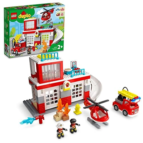 Fire Station & Helicopter Playset (10970)