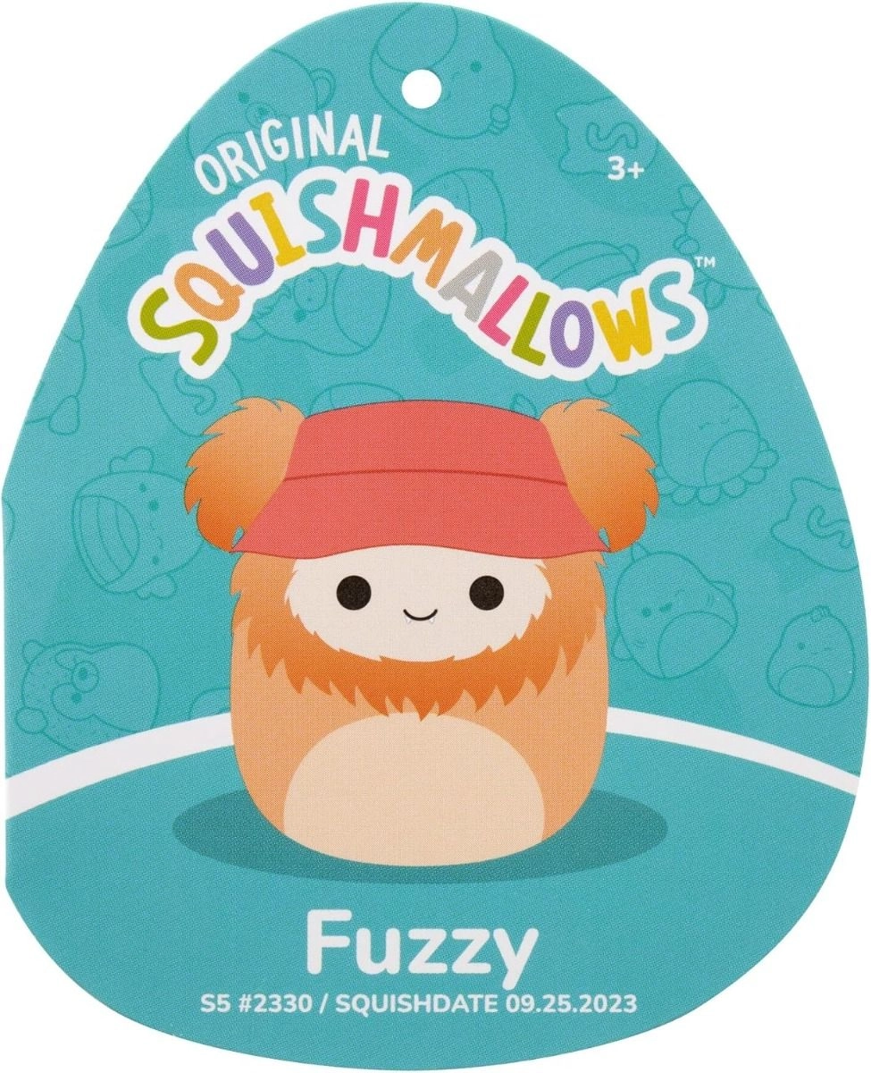 Little Plush Fuzzy Peach Yeti - 5 inch