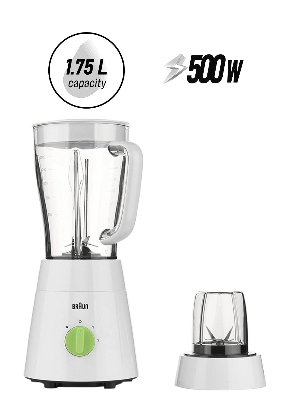 Braun JB0115WH - 350 To 550 W