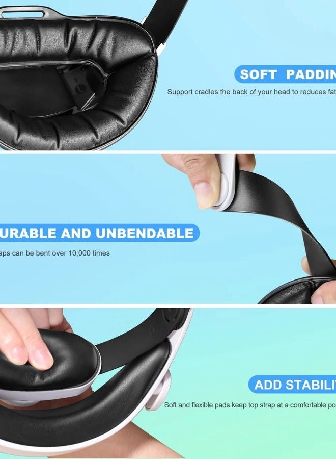 Head Strap - White + Digital Display Battery Pack + Charger Dock