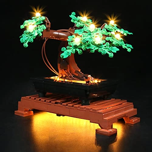 LED Light Kit for Lego 10281 Bonsai Tree - USB Green