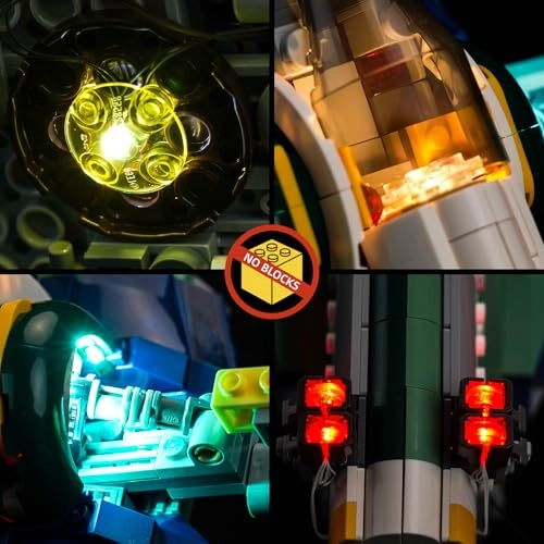 75433 Jango Fett's Starship - 20 lights USB Battery Powered