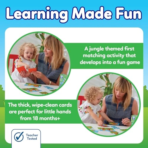 Jungle Heads and Tails - 18 months - 10 years 24 pieces