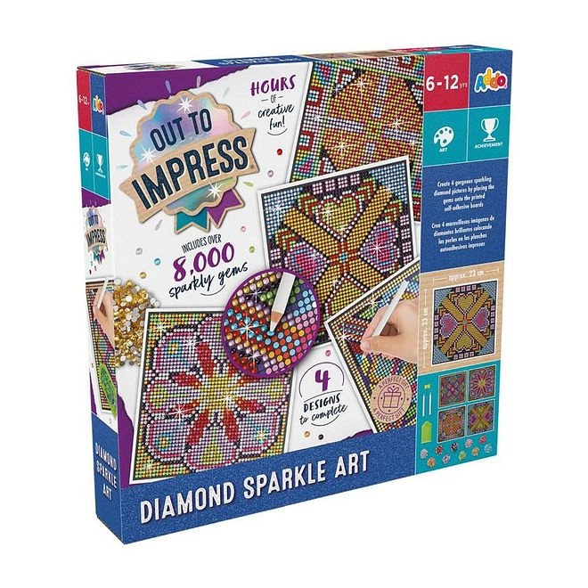 Out To Impress Diamond Sparkle Art - 6+ years 18 pcs
