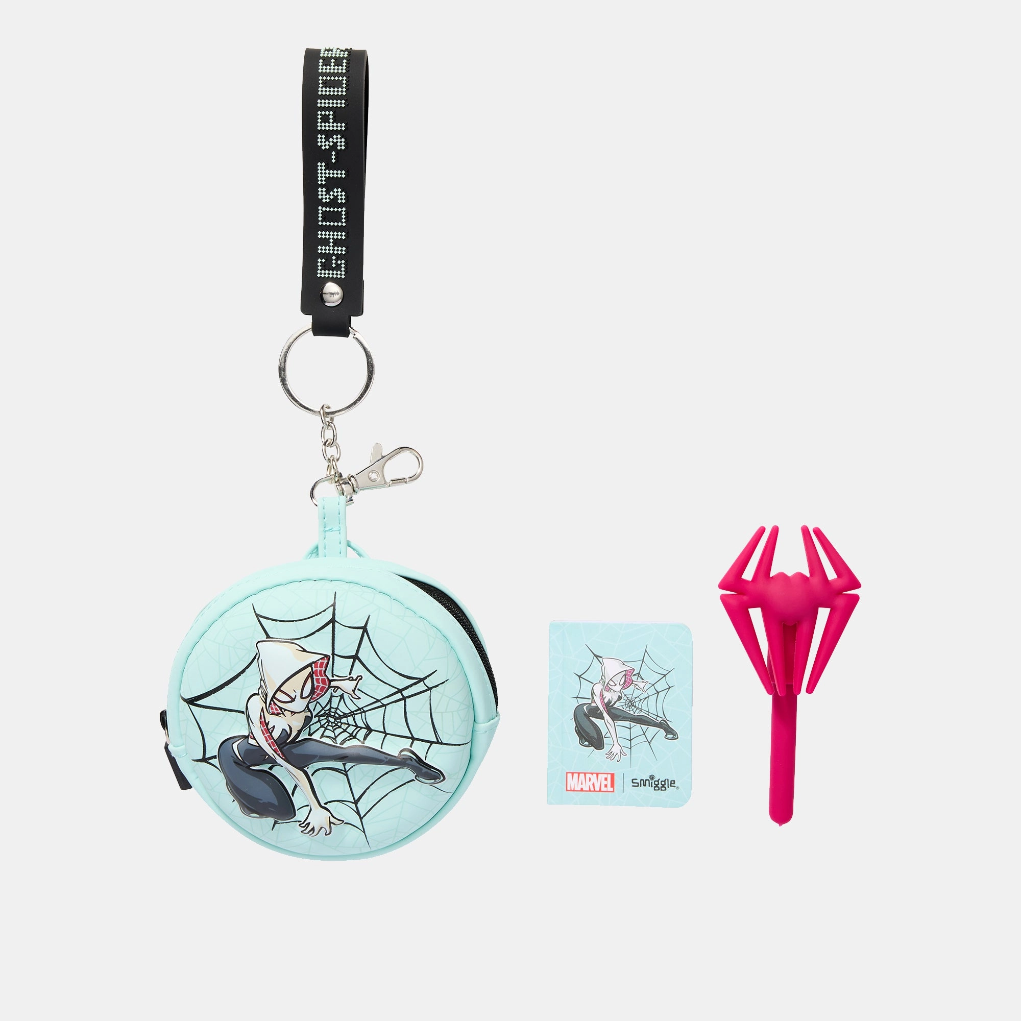 Smiggle Spider-Man Mini Pen Pals Notepad Keyring - Spider-Man