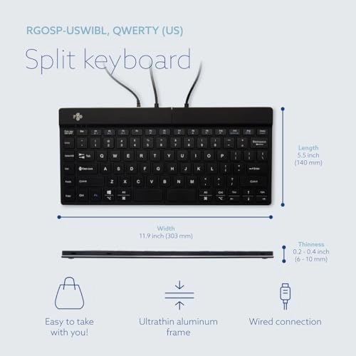 Split Ergonomic Keyboard - US Wired