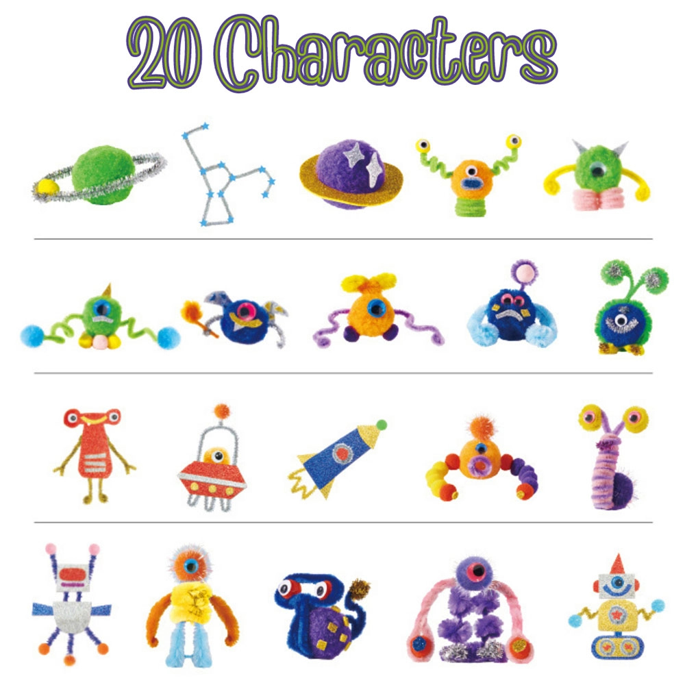 DIY Craft Bucket Space Adventure - 3+ years 180 pcs