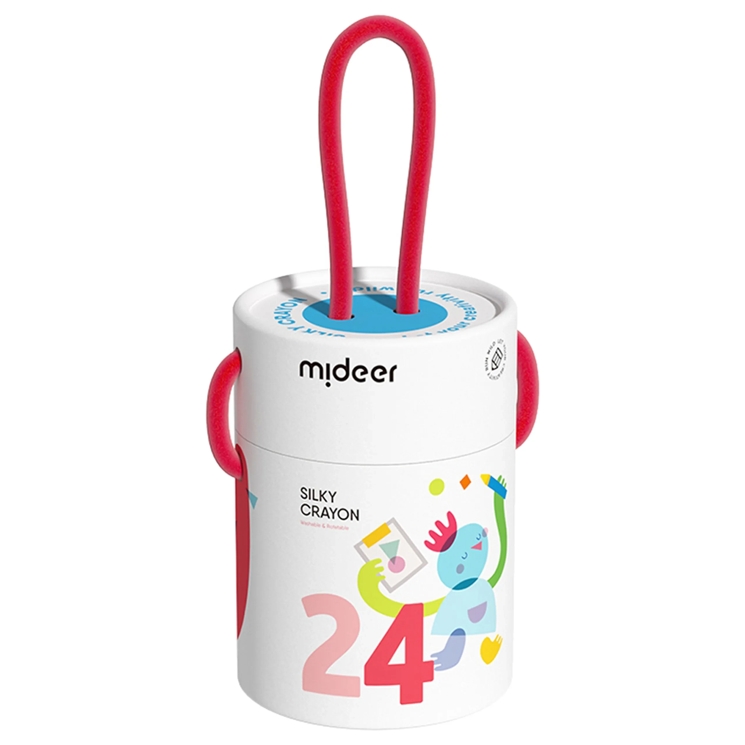 MIDEER Rotary Washable Crayons - 24pcs