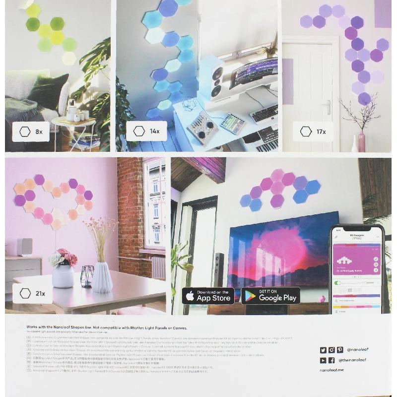 Shapes Hexagon W - 3 Pack