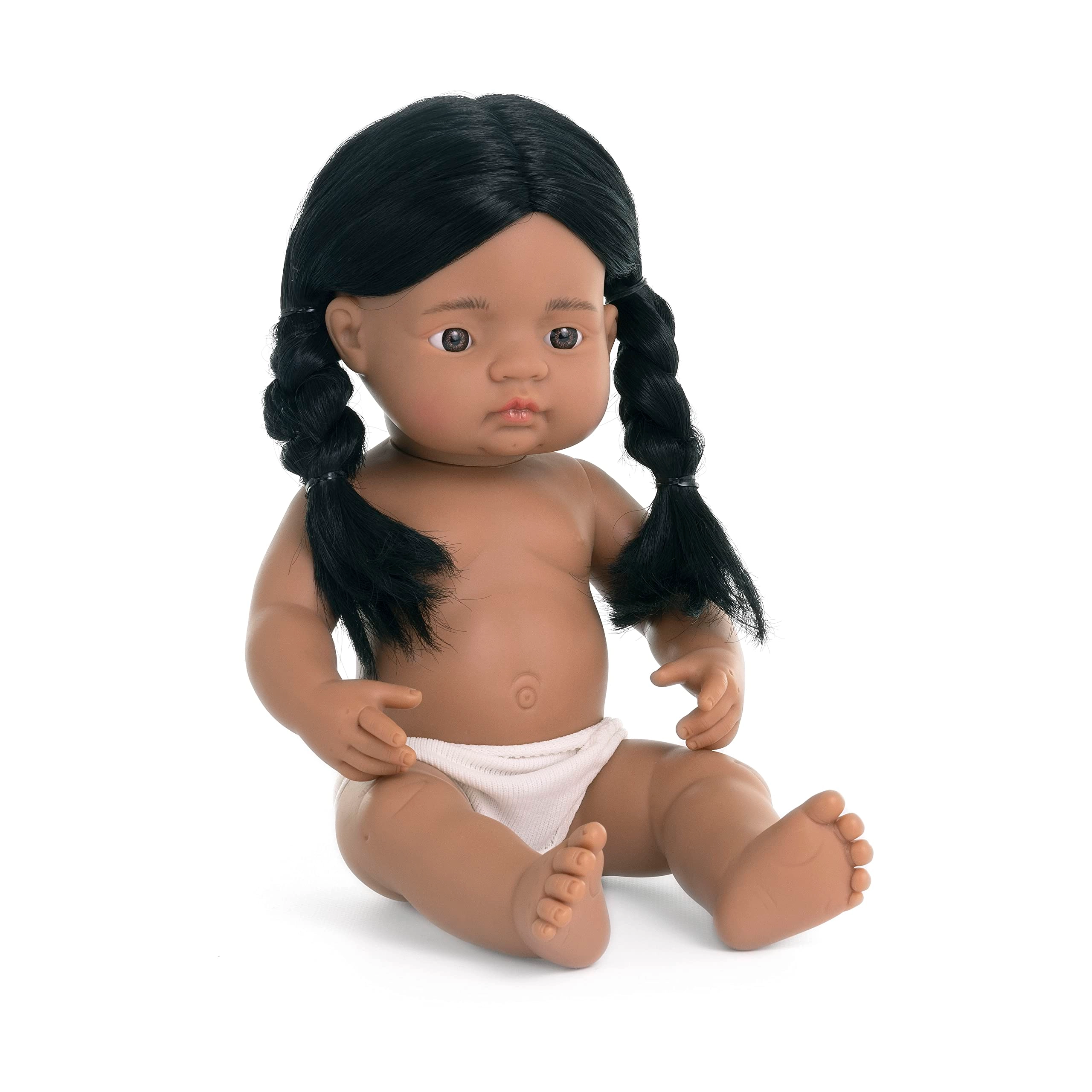 miniLAnD Native American Girl Doll - 15 inches Vinyl