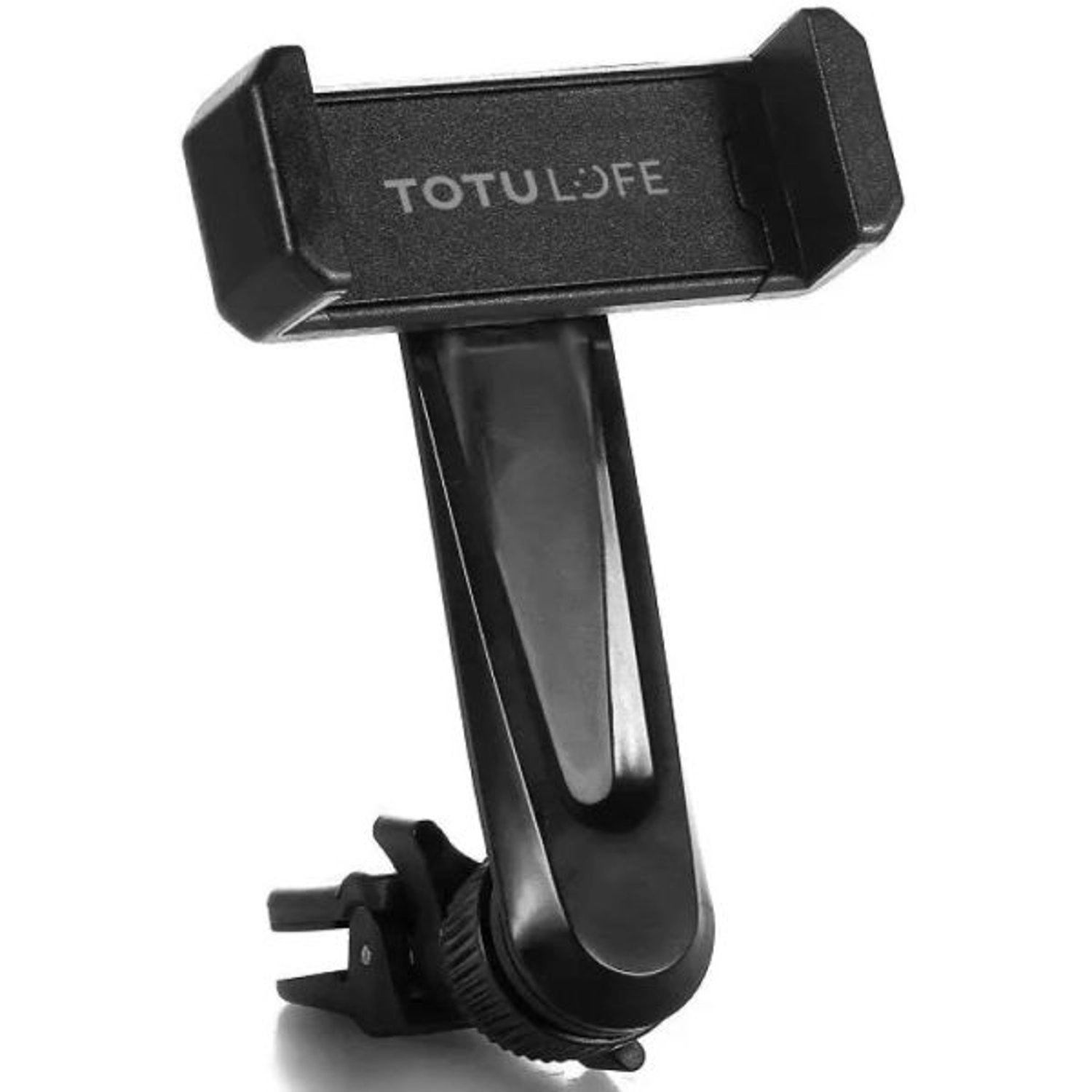 Totulife Aligator Clip Style Mobile Car Holder - 360 degree adjustable Smartphones from 4.6 till 7 inch