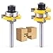 Tongue and Groove Router Bit Set