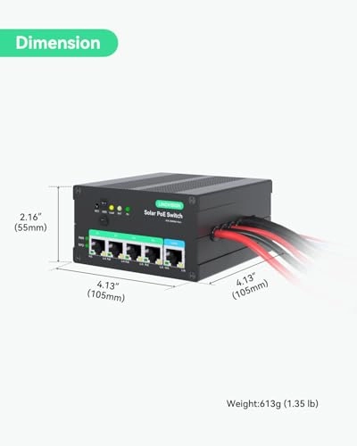 POE-SW804G-SOLAR - 4-ports