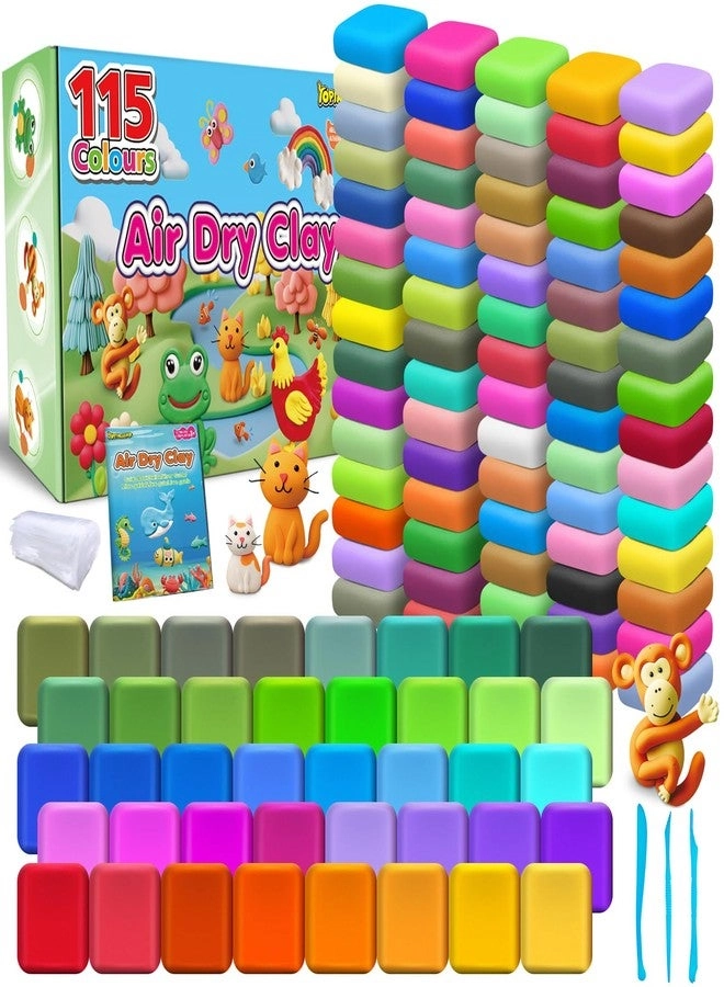 YOPINSAND Air Dry Clay - 115 Colors with Tools