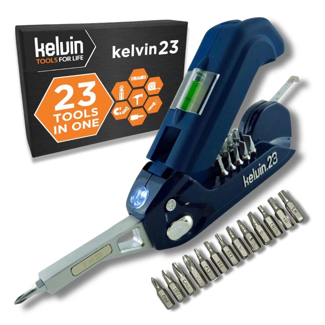 Kelvintools K.23 Slotted and Phillips Screwdriver Set (16 Pcs)