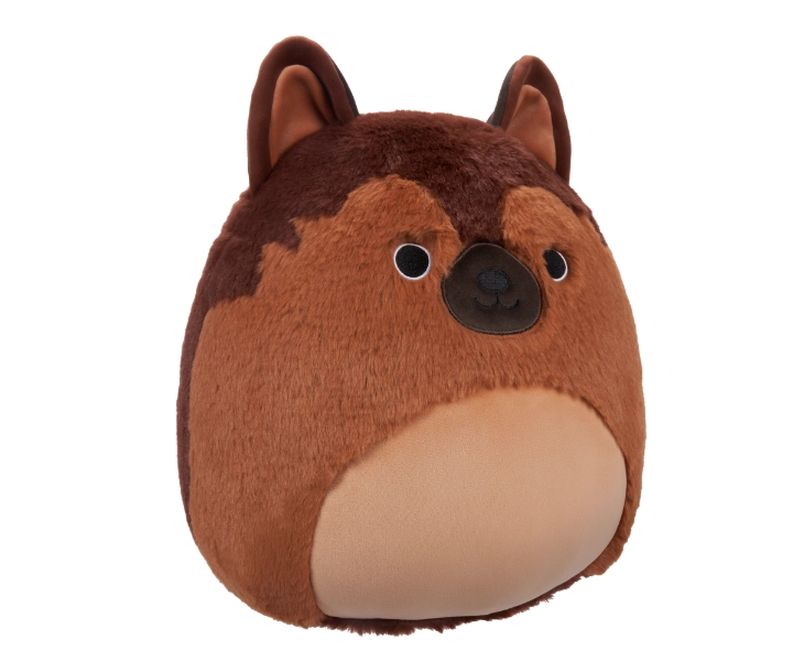 Mario German Shepard Fuzzamallows - 30 cm Plush Brown