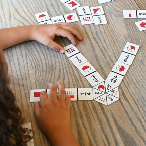 The Original Fraction Dominoes - 49 pieces