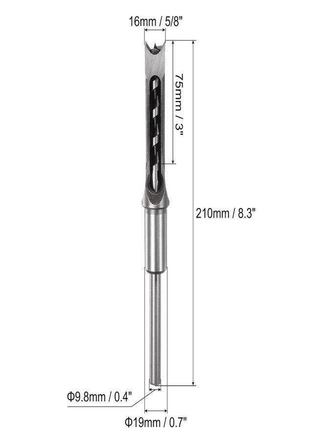 Square Hole Drill Bit - HighCarbon Steel 95mm