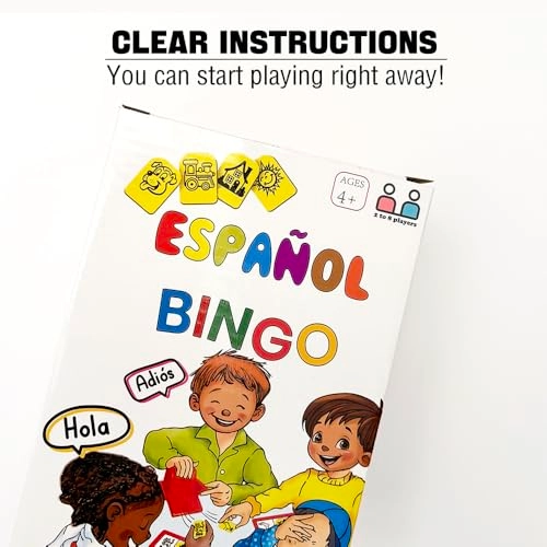 Spanish Vocabulary Bingo - Sight Words English & Arabic