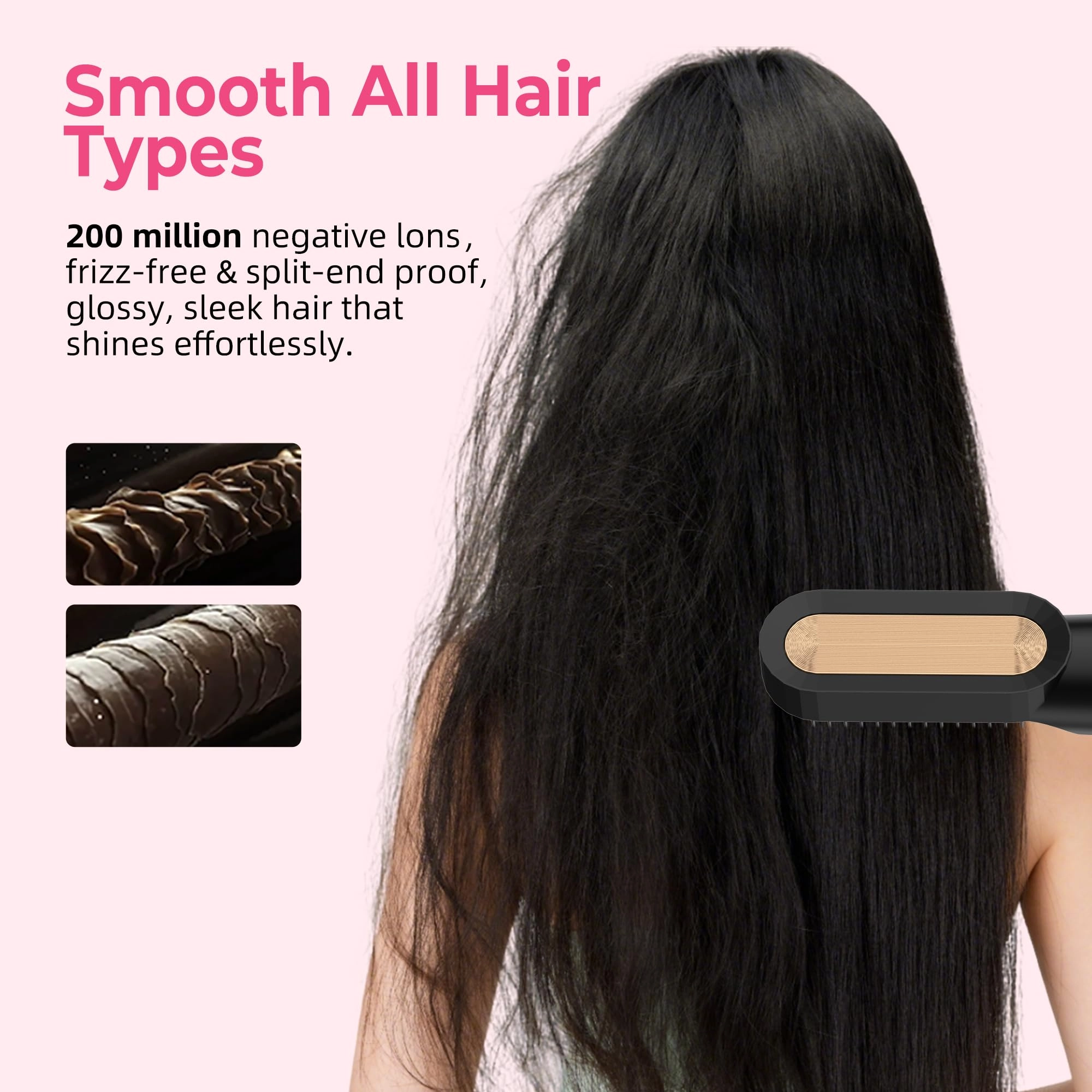 Air Styler - 6 in 1 Negative Ionic 3 Heat Settings