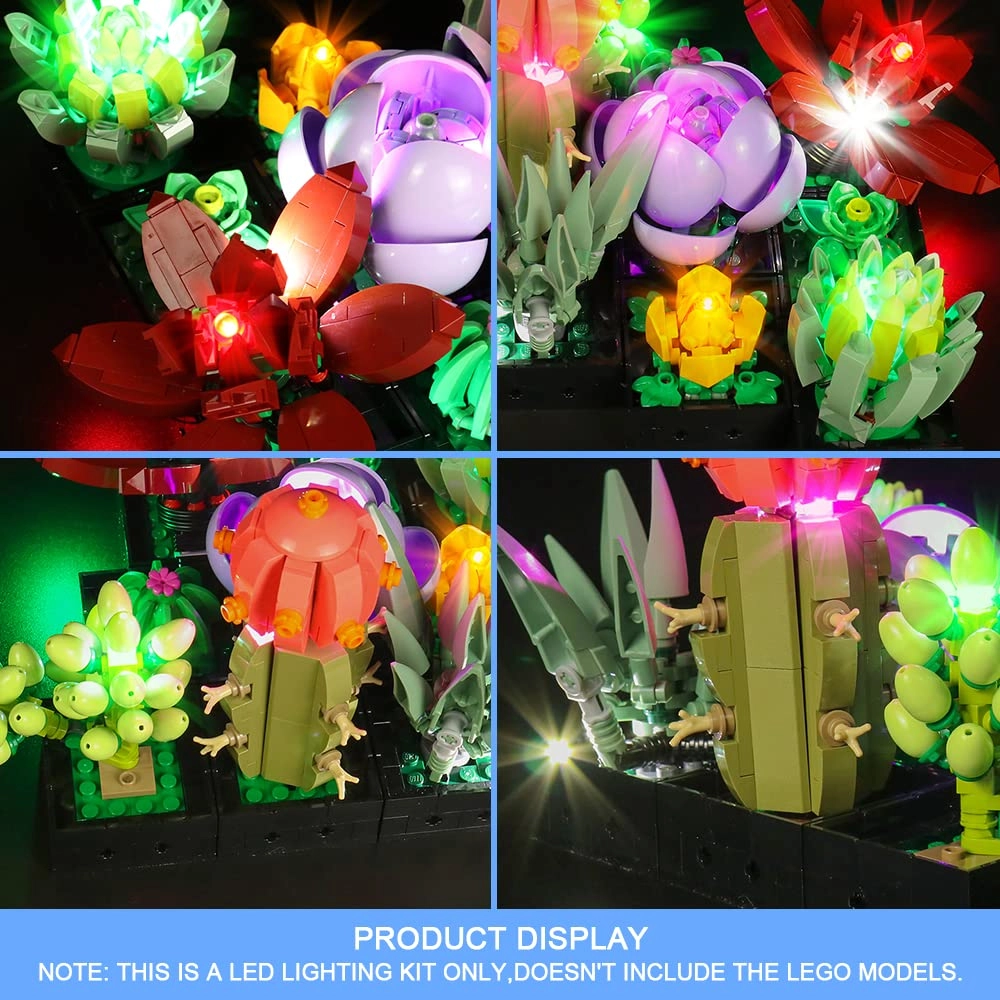 LED Light Kit for LEGO Succulents 10309