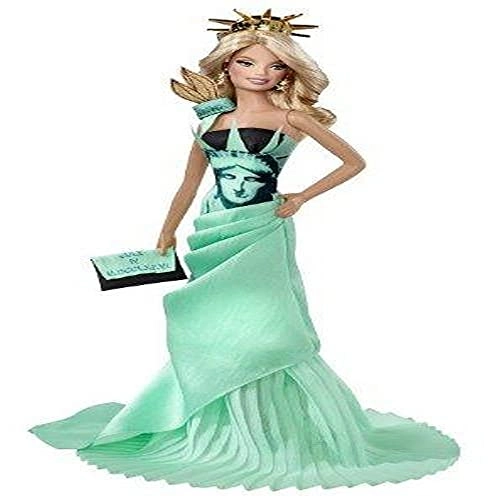 Barbie Dolls of the World Landmark Collection - Statue of Liberty Pink Label Ages 6+