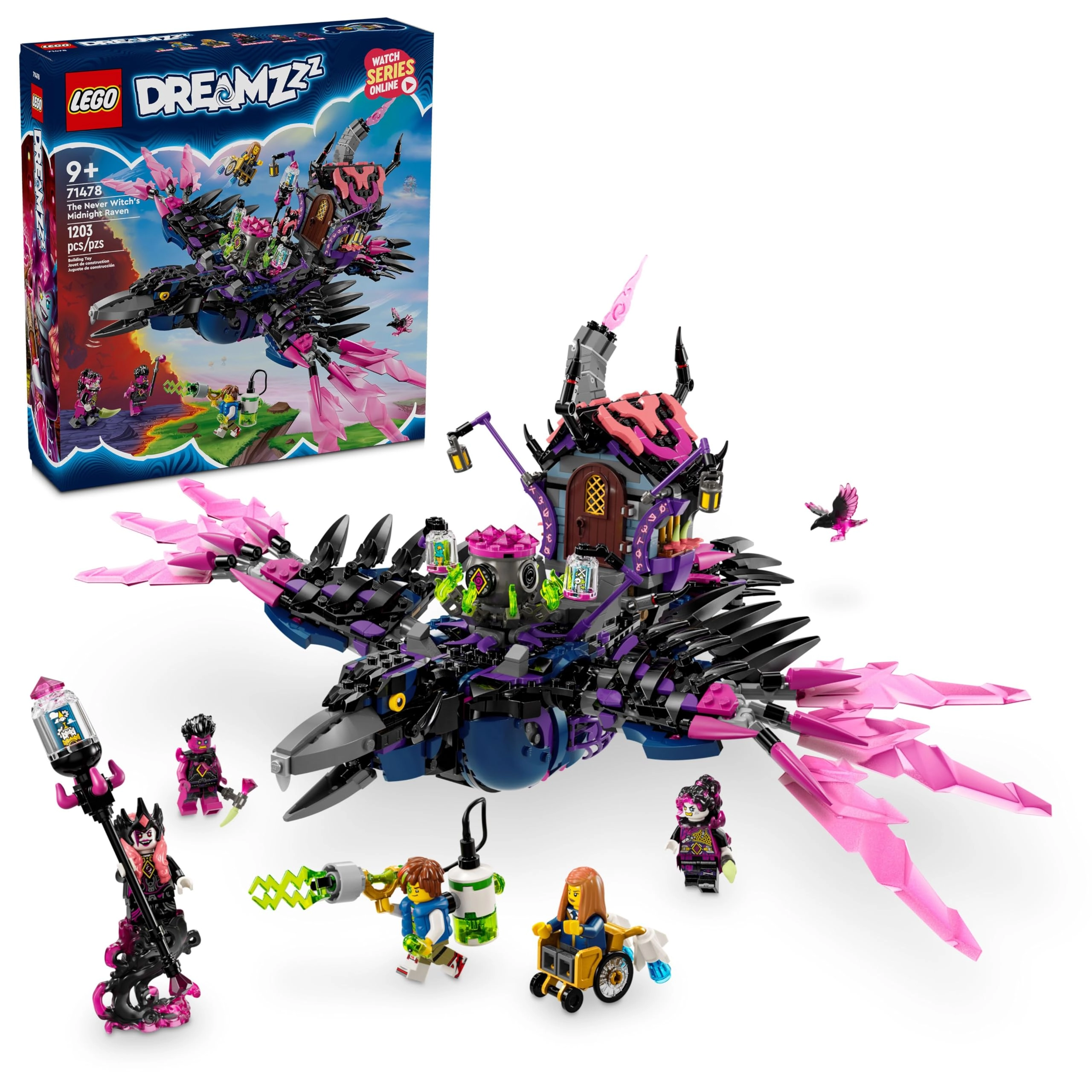 LEGO DREAMZzz The Never Witch’s Midnight Raven (71478) - 3in1