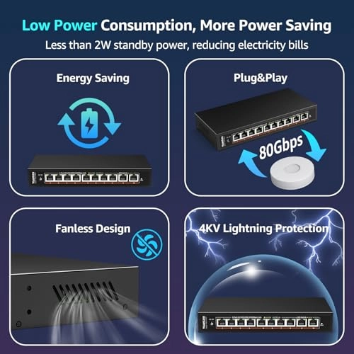 8x2.5G +2x10G RJ45 10-ports